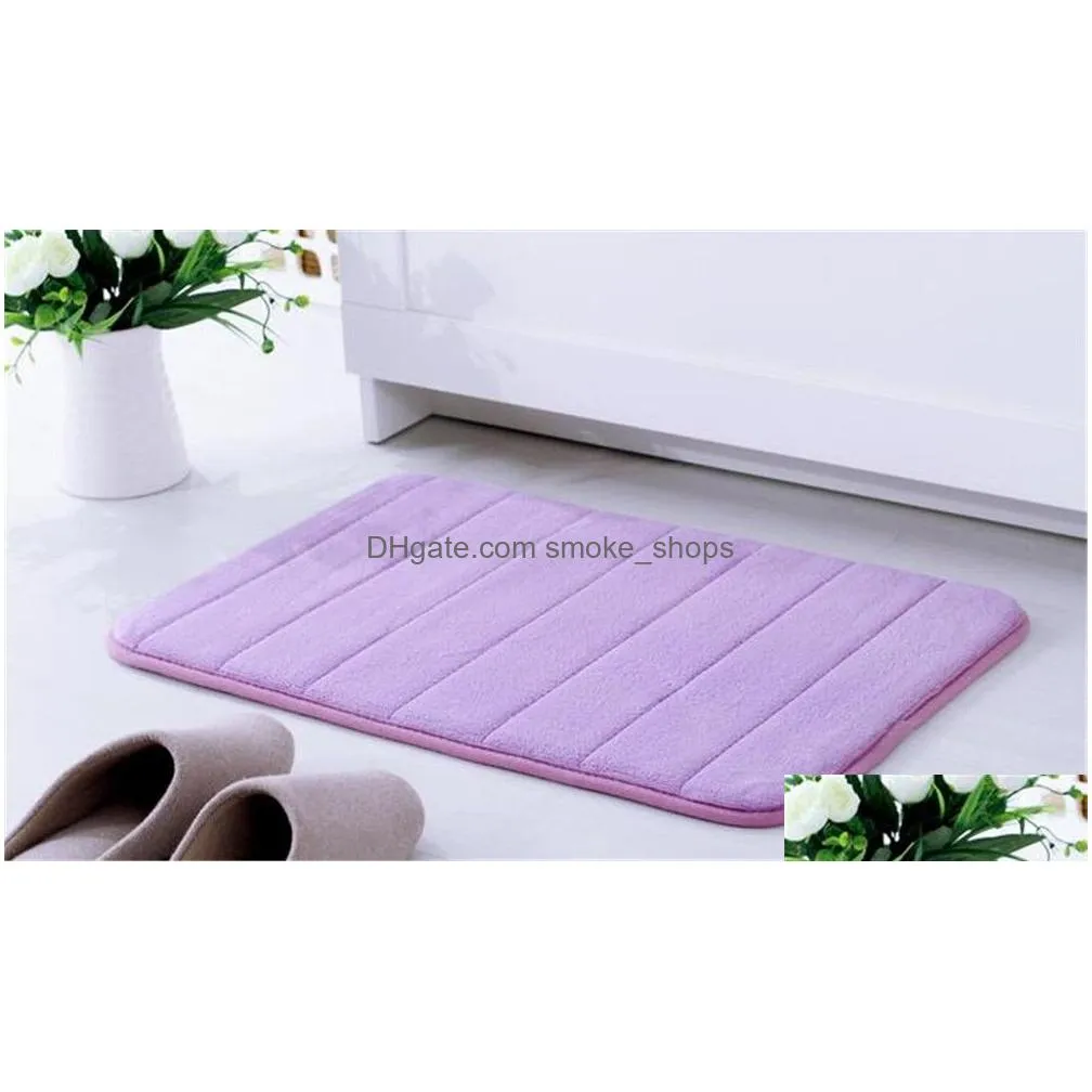  textiles 40x60cm bath mat bathroom carpet water absorption rug shaggy memory foam bathroom mat kitchen floor ph1