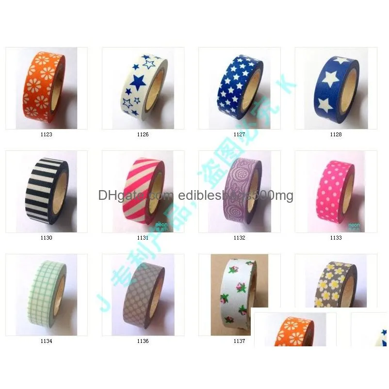  quality solid washi tape washi tape colorful printing washi tape printing washi tape in market accept mix width