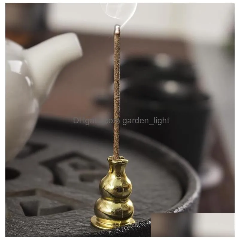 portable incenses burner multi purpose brass incense holder home office teahouse