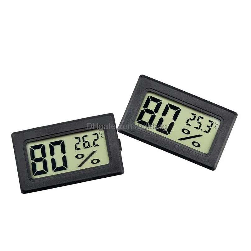 mini digital lcd indoor temperature sensor humidity meter thermometer hygrometer gauge fahrenheit/celsius for humidors garden jk2008kd