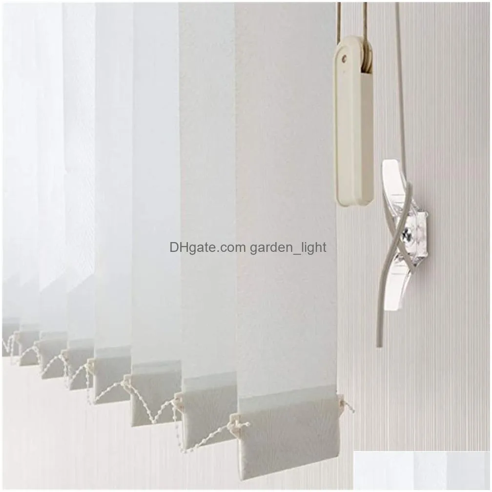 Clear Rubber Curtains With Stem And Anti Slip Grippers Non Adhesive