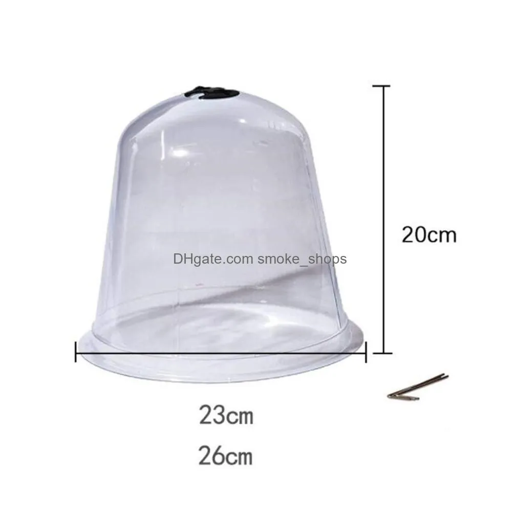 garden supplies protective clothes reusable plastic plant bell cover plants protector for season extention with ground securing pegs