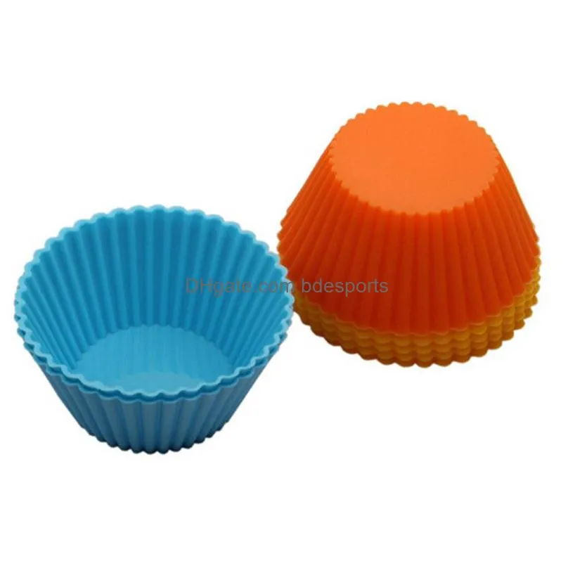 new dining 5cm silicone cupcake liner cake chocolate cake muffin liners pudding jelly baking cup mold kd1