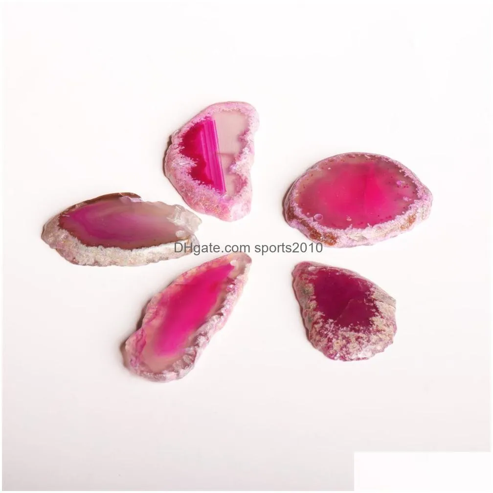 arts crafts pendants polished agate light table slices geode agate slab cards minerals stone rocks slice with or without top drilled