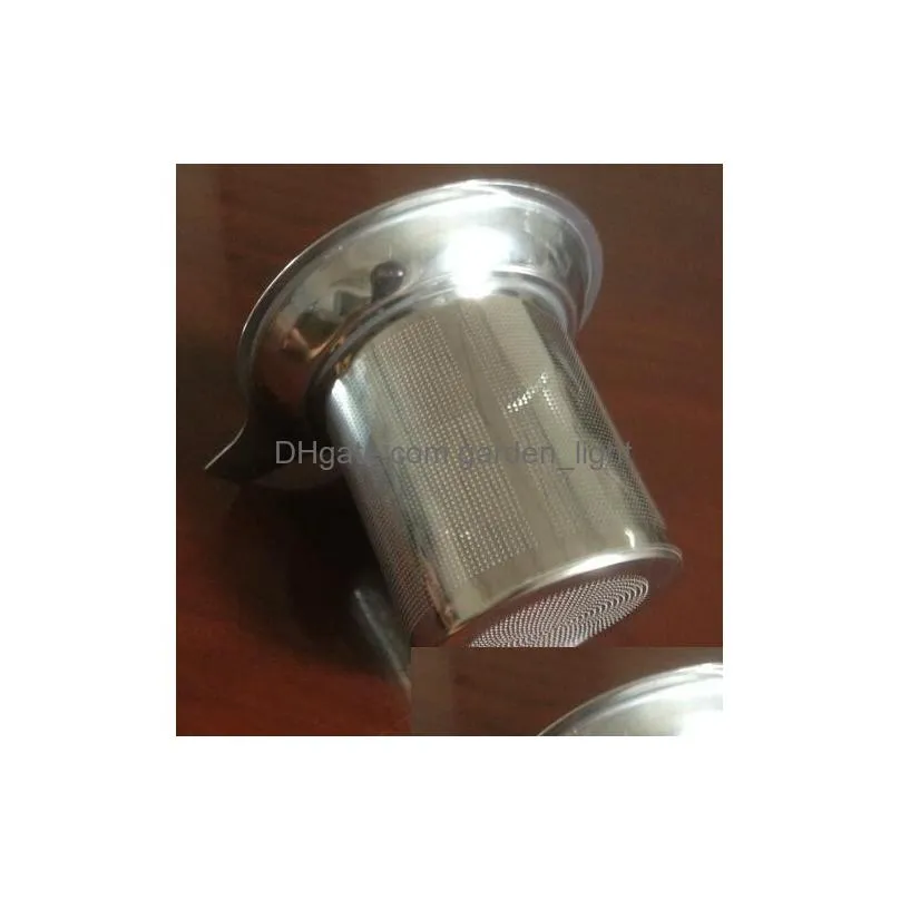  dining stainless steel mesh tea infuser reusable strainer loose tea leaf spice filter
