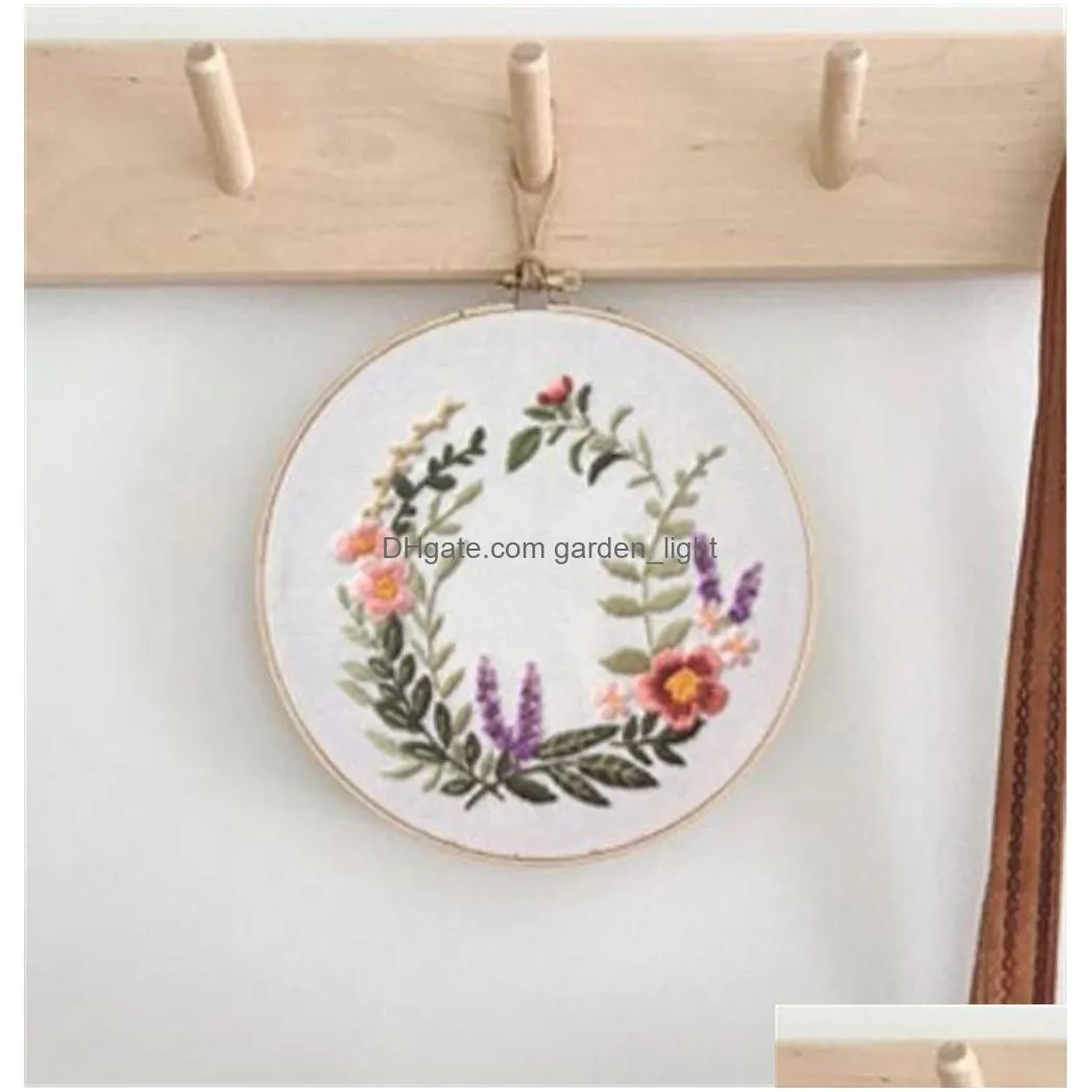 kill time circle embroidery kit needlework embroidery cross stitch kits embroidery for beginner diy art sewing craft