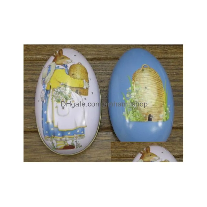 eggs tin candy storage box 8 easter decoration cabochons all pattens available now