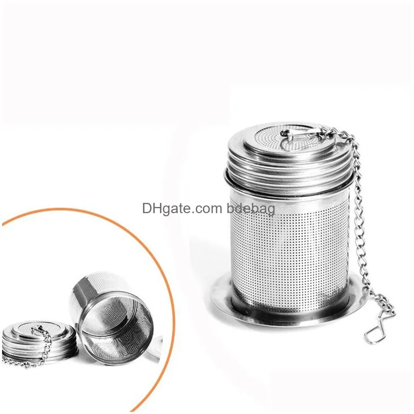 tea tools stainless steel tea infuser strainer leaf spice herbal teapot reusable mesh filter kitchen accessories xbjk2203