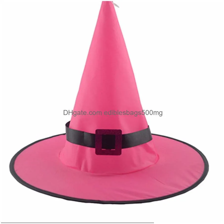 halloween decoration witch hat masquerade wizard spire hat witch costume accessory cosplay party fancy dress decor jk1909