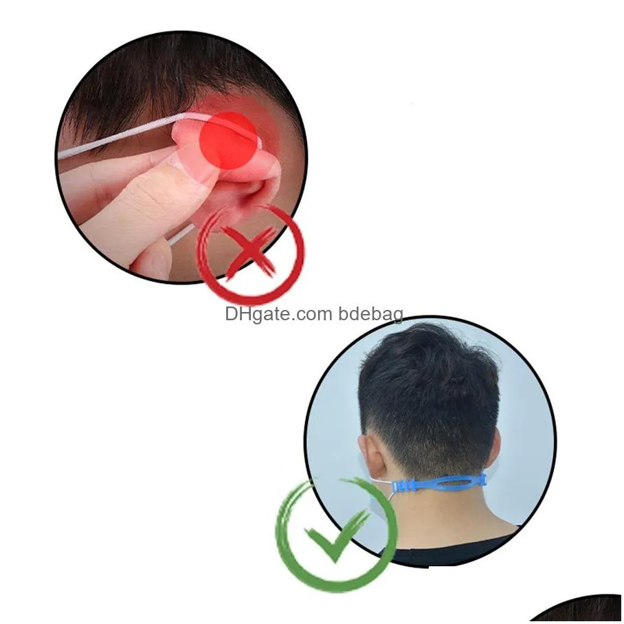 mask strap extender anti-tightening mask holder hook ear strap accessories ear grips extension mask buckle ear pain relieved xbjk2006