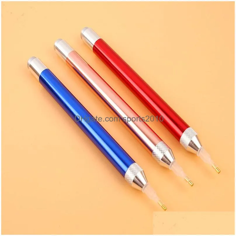 led diamond painting drill pen embroidery point drill pen 5d diy rhinestones pictures lighting diamond pens jk2008xb