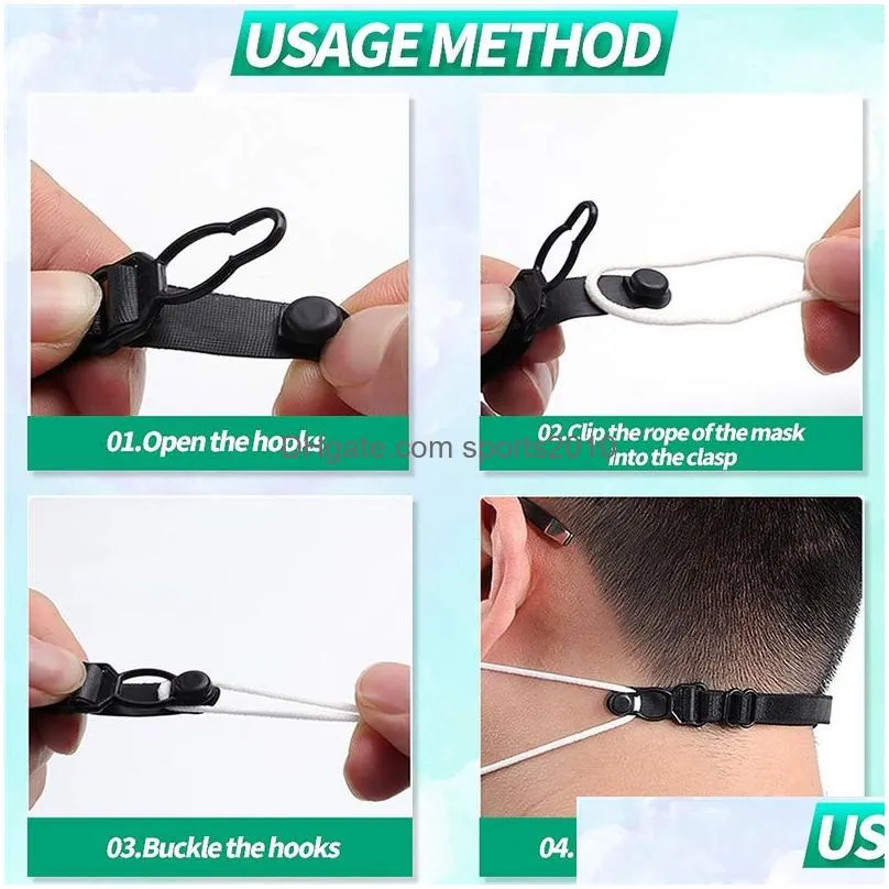 adjustable mask extender ear strap hook mask extension bandage mask holder clip buckle ear pain prevention jk2101xb