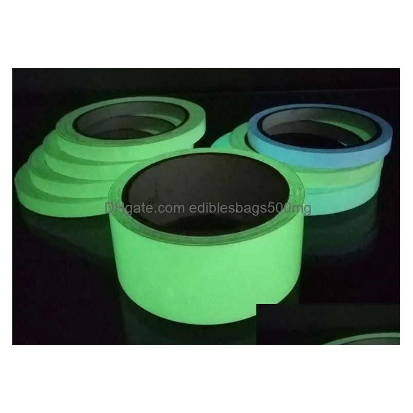  school 15mm x /roll luminous tape self-adhesive glow in the dark safety stage home decorations warning tape 2016 kd1