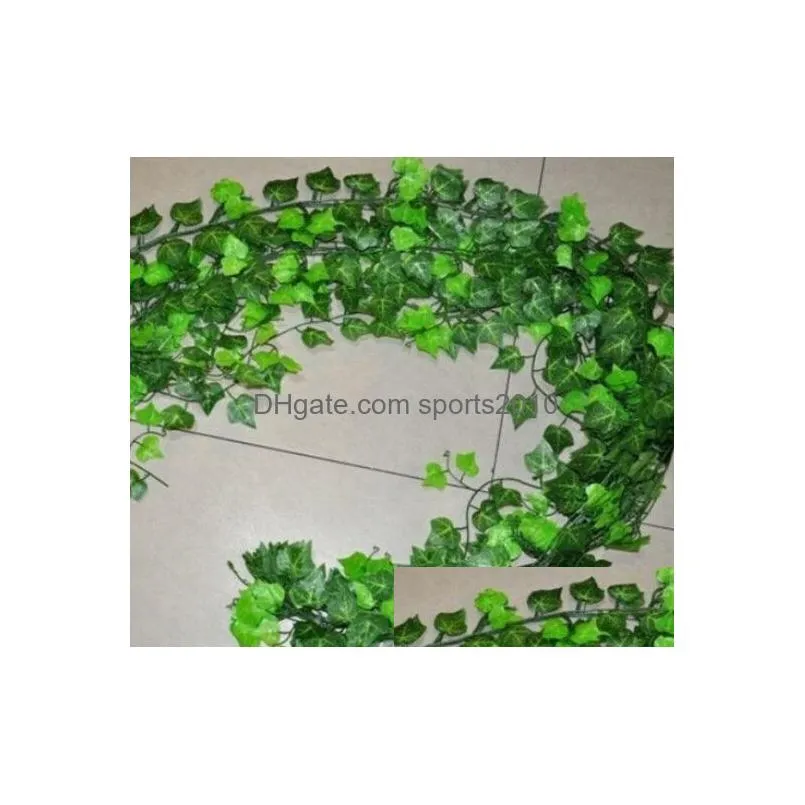 2.4 meter artificial ivy leaf garland plants vine fake foliage flowers home decor ph1