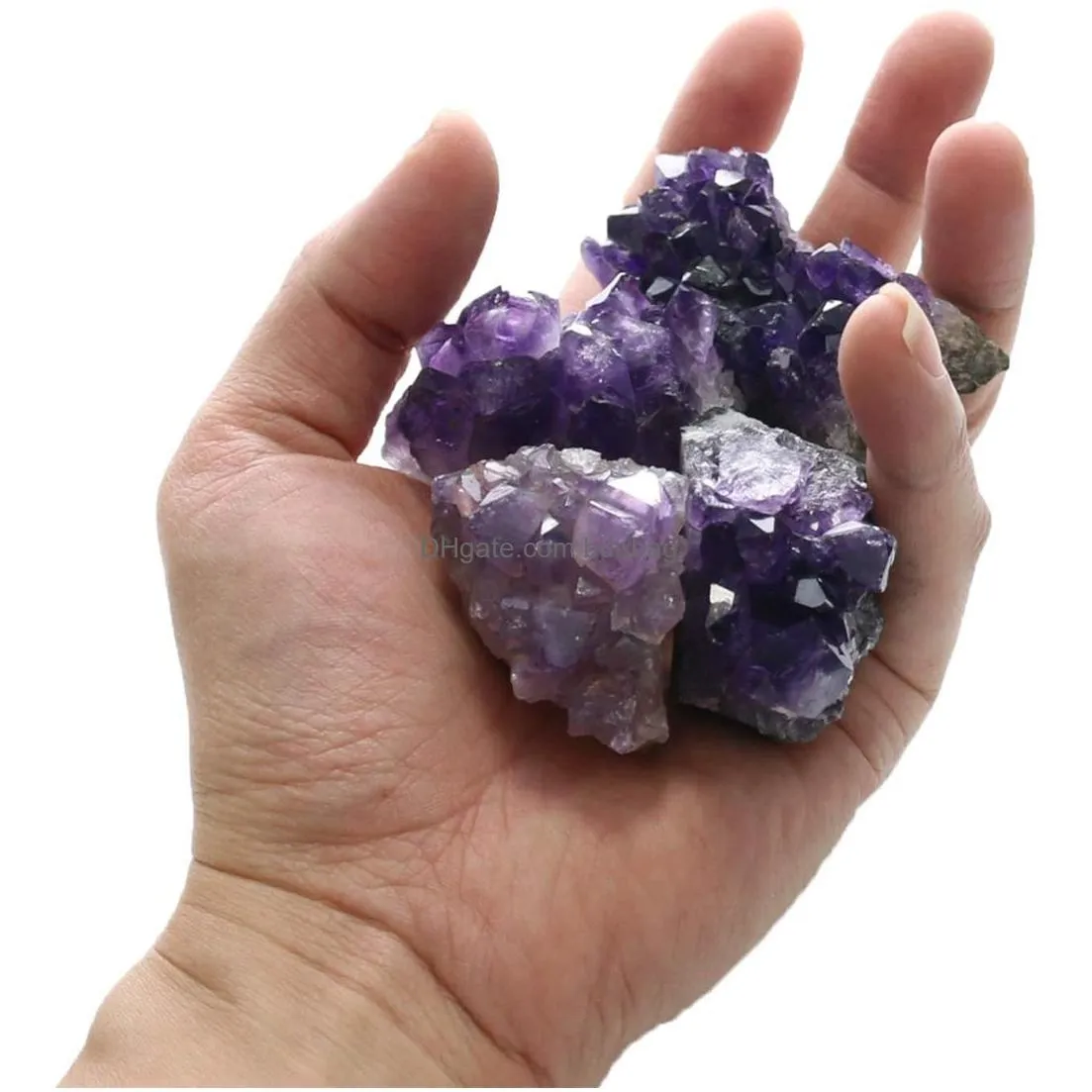 wholesale party favor amethyst cluster clusters for witchcraft raw amethysts amathesis crystal amythestyst geode cave medium