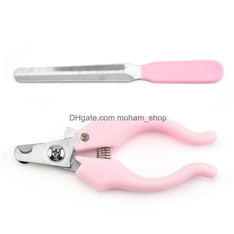 pet nail claw cutter stainless steel professional grooming scissors cats nails clipper trimmer dog nail clippers jk2007kd