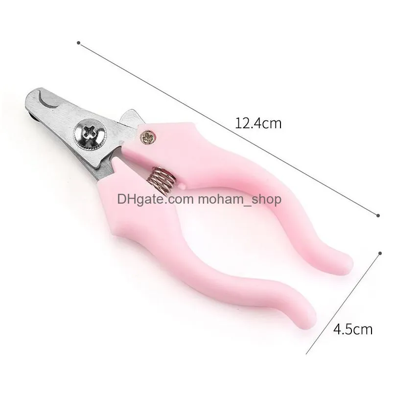 pet nail claw cutter stainless steel professional grooming scissors cats nails clipper trimmer dog nail clippers jk2007kd