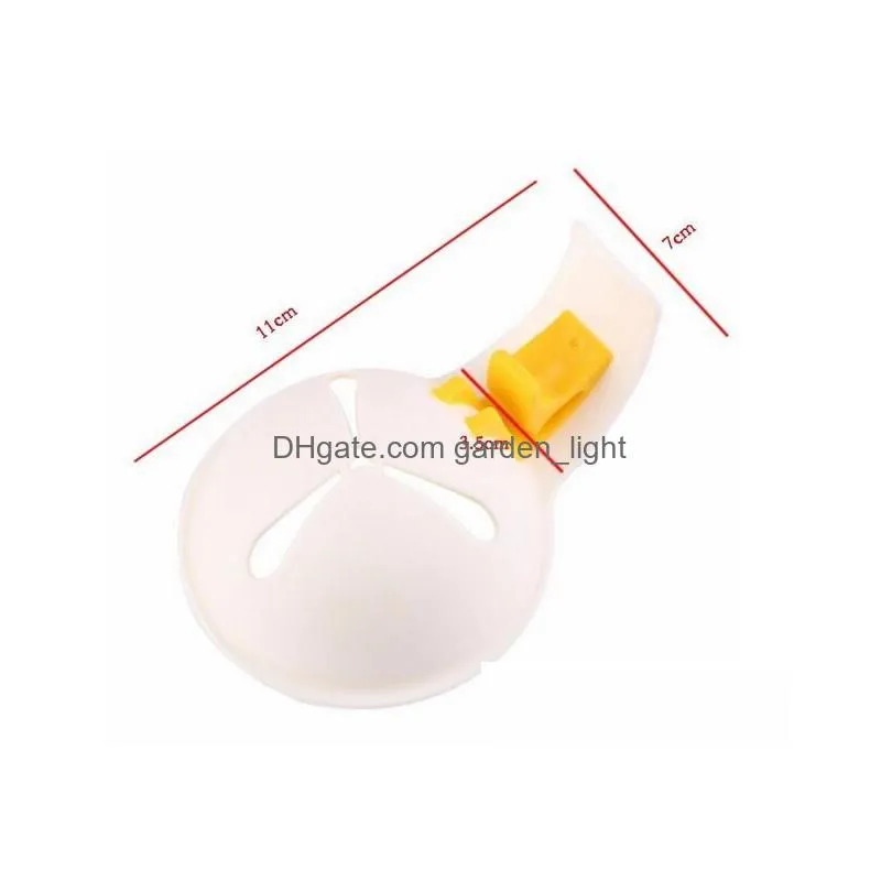 mini egg yolk white separator tools with silicone holder egg divider xb18