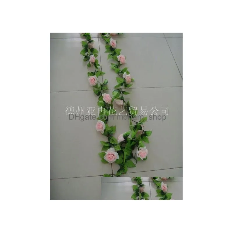  arrive wedding decorations flower vine artificial rose simulation roses silk flower ph1