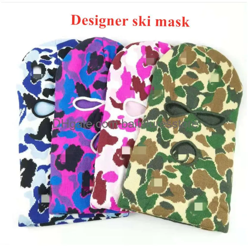 fashion balaclava 2/3-ho ski mask tactical mask full face camouflage winter hat party mask special gifts for adult