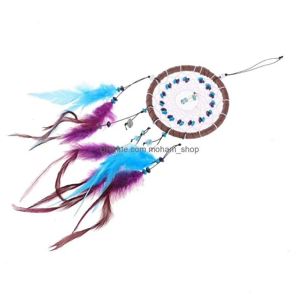 wind chimes indian style feather pendant dream catcher home decor hanging decoration nice gift