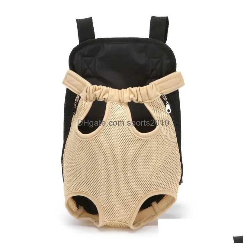 front pet carrier backpack legs out adjustable mesh hiking camping travel bag for small dogs cats puppies jk2012xb
