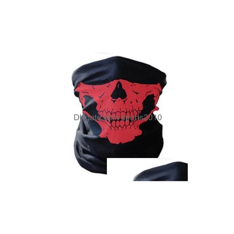 hot festive halloween scary mask festival skull masks skeleton outdoor motorcycle bicycle multi masks scarf half face mask cap neck ghost