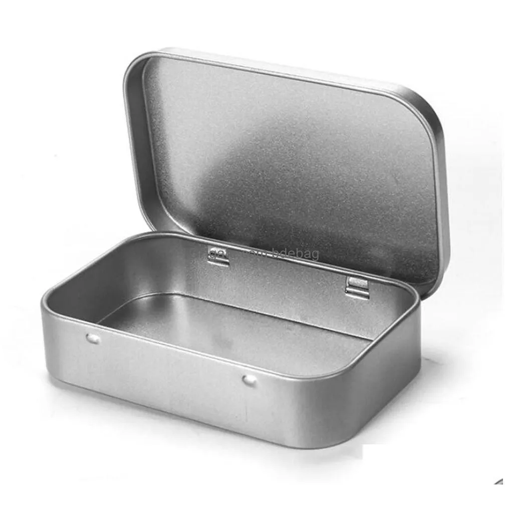 Multipurpose Tin Metal Storage Box With Lid Portable Rectangular Tin  Container For XB Drop Delivery From Bdebag, $0.87