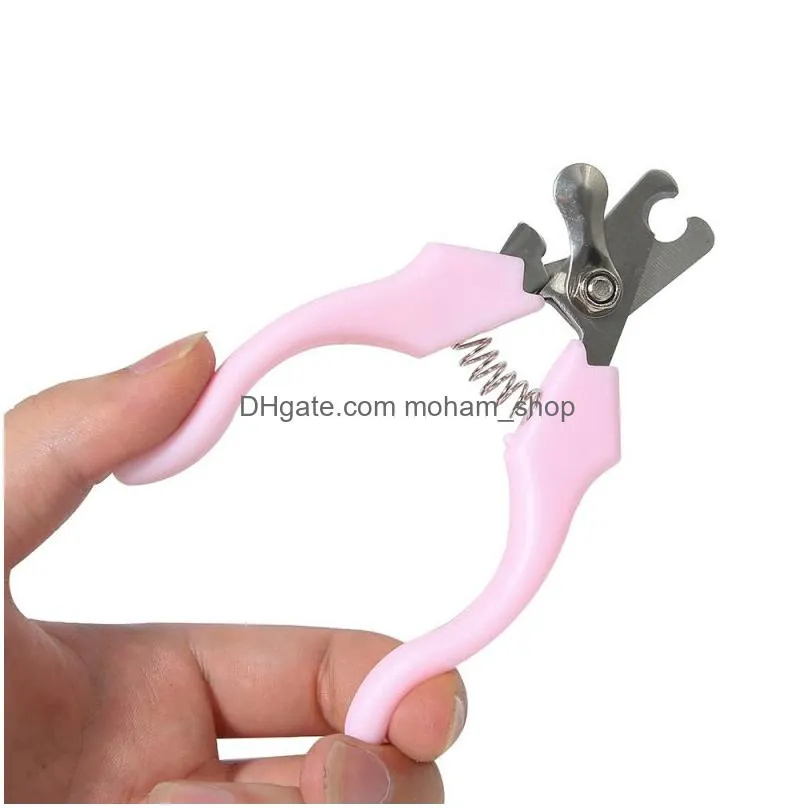 pet nail claw cutter stainless steel professional grooming scissors cats nails clipper trimmer dog nail clippers jk2007kd