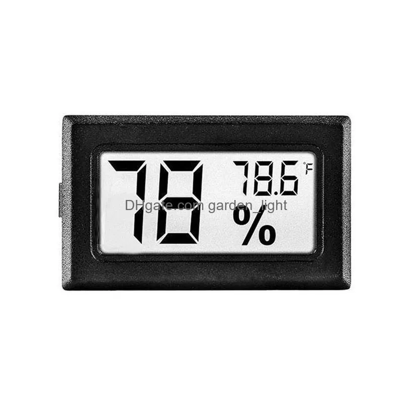 mini digital lcd indoor temperature sensor humidity meter thermometer hygrometer gauge fahrenheit/celsius for humidors garden jk2008xb