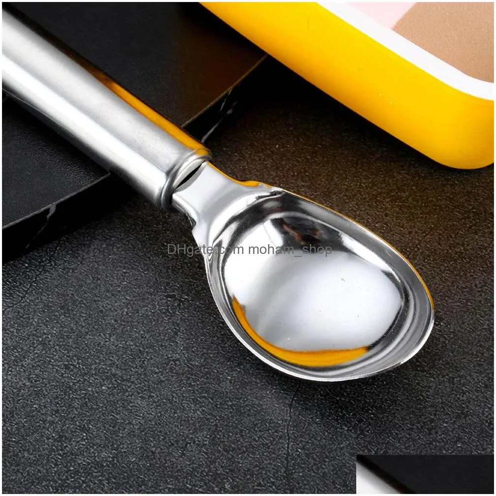 spoons ice cream scoop 9 inches nonstick anti-ze scooper kitchen tool for gelatos frozen yogurt fruit sundaes