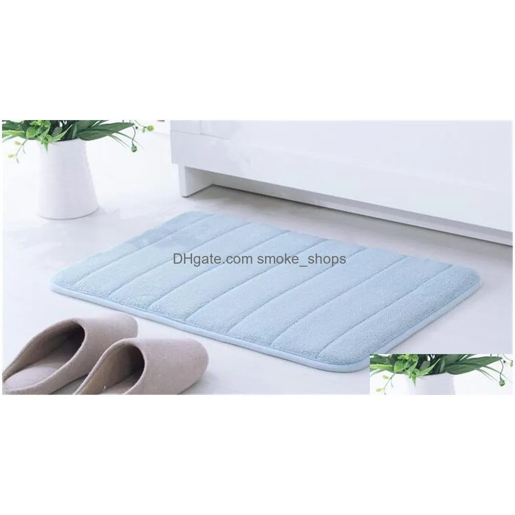 textiles 40x60cm bath mat bathroom carpet water absorption rug shaggy memory foam bathroom mat kitchen floor ph1