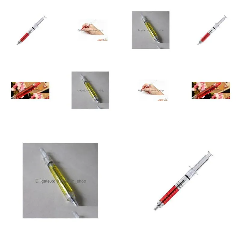 50pcs/lot syringe pens /ball pen/ball point pens /promotion pen / gift pens
