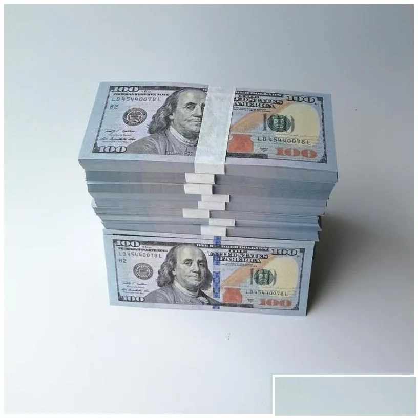 Other Festive Party Supplies 50 Size Movie Props Game Dollar  Counterfeit Currency 1 5 10 20 100 Face Value Of Us Dollars Fake