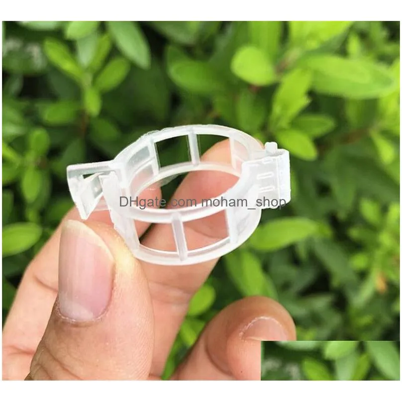 23mm plastic plant support clips clamps for plants hanging vine garden greenhouse vegetables tomatoes clips