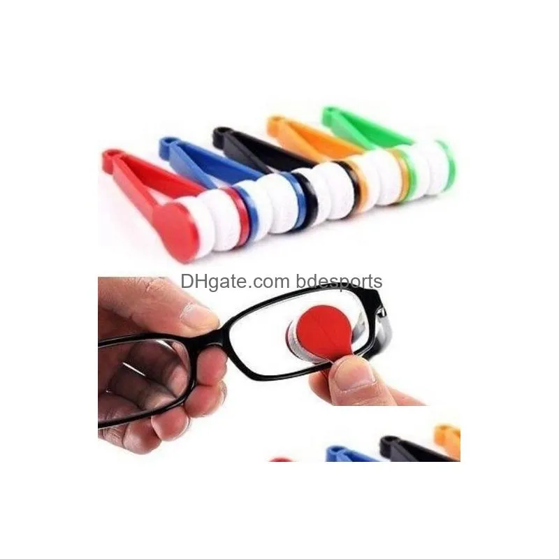 new arrive mini sun glasses eyeglass microfiber brush cleaner home office easy kd1