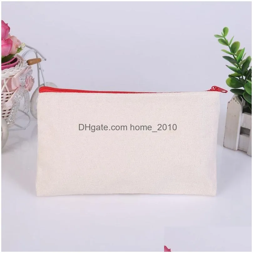 sublimation bags blank cosmetic bag customized women makeup bag zipper pencil cases fashion handbag pouchs bags bk4