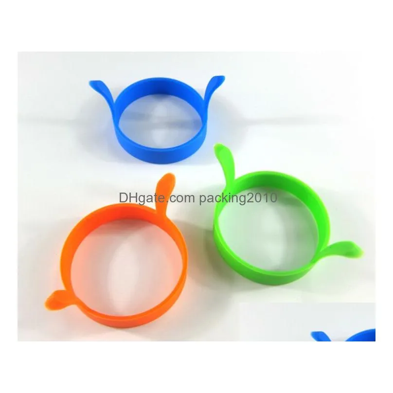 fashion hot kitchen silicone fried fry frier oven poacher egg poach pancake ring mould tool kd1