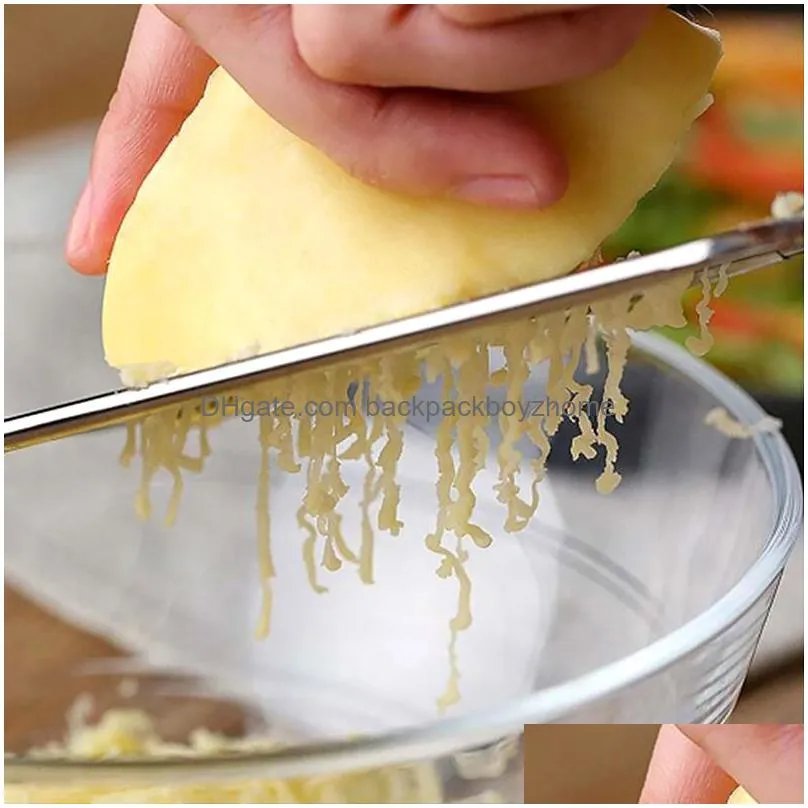 stainless steel cheese lemon vegetable peeler ginger grinder kitchen fruit vegetable tools