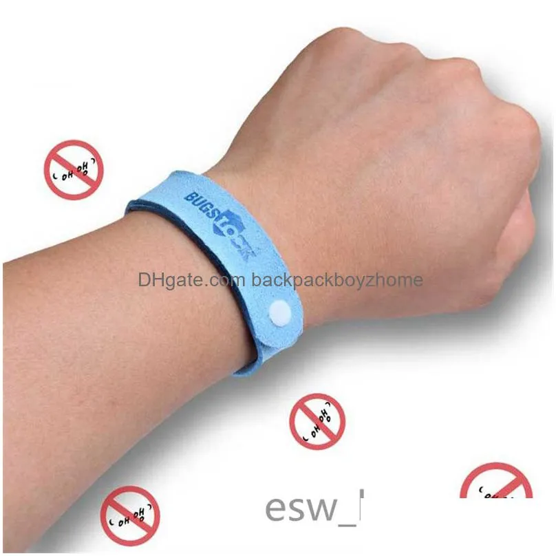 mosquito repellent band bracelets non-woven fabric anti mosquito wristband hand ring for adult kids indoor outdoor trip pest control