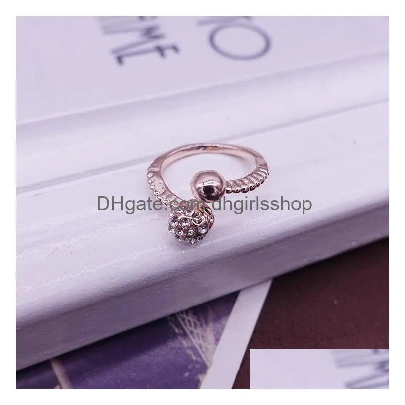 luxury female diamond ring fashion engagement wedding rings for women jewelry love gift mixed styles