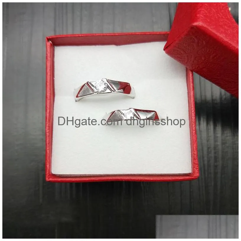 wholesale  box lovers adjustable size ring live hot valentines day gift men and womens engagement ring keepsake fashion jewelry