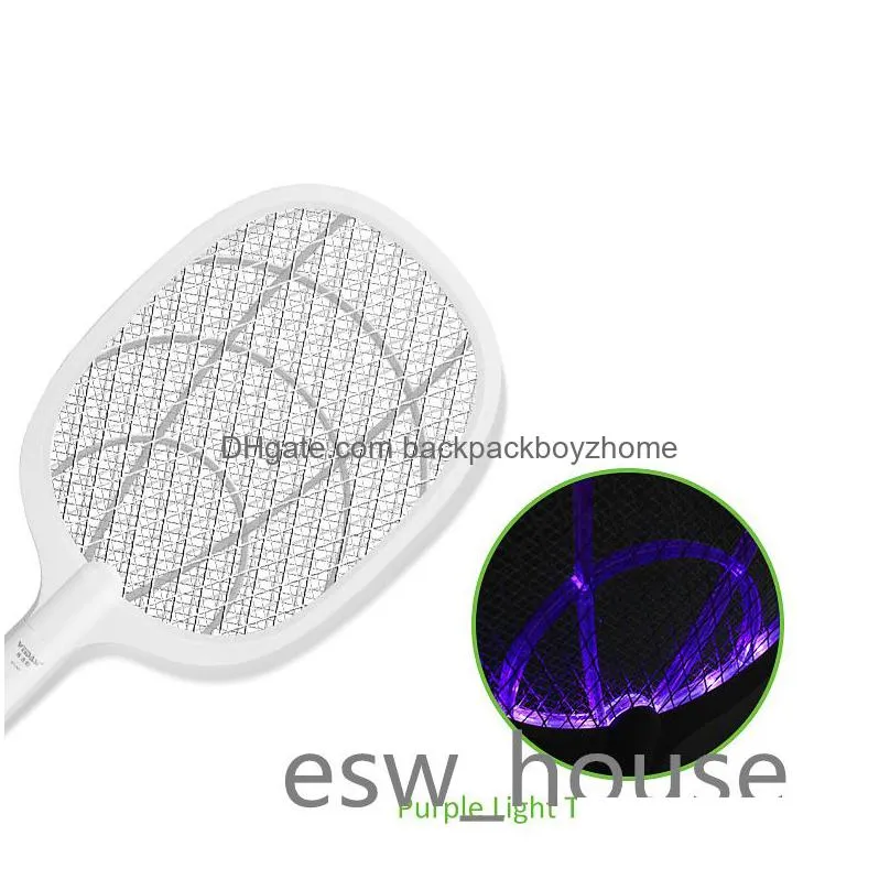 electric mosquito swatter mosquitoes killer lamp usb rechargeable electric bug zapper fly bat pest control supply