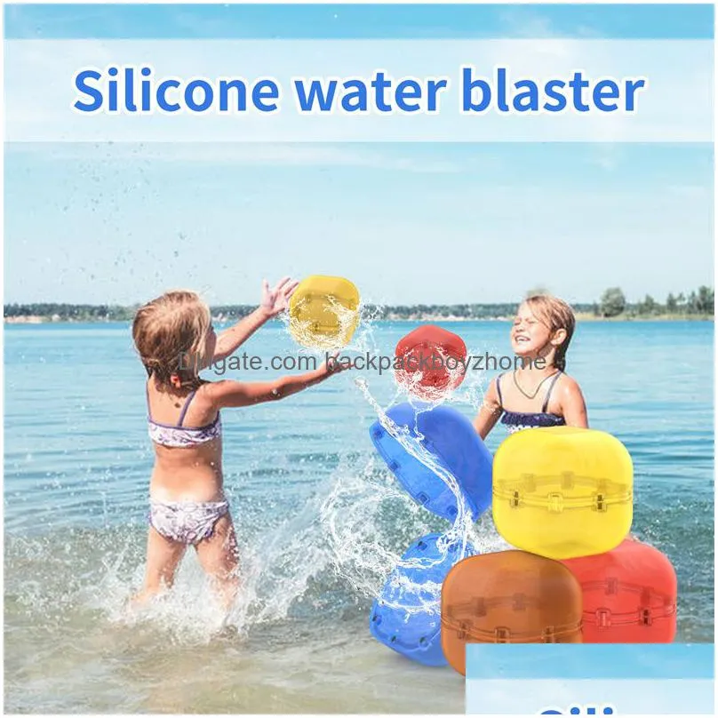 summer swimming pool party water fight balloons reusable magnetic quick self-sealing balls water games toy