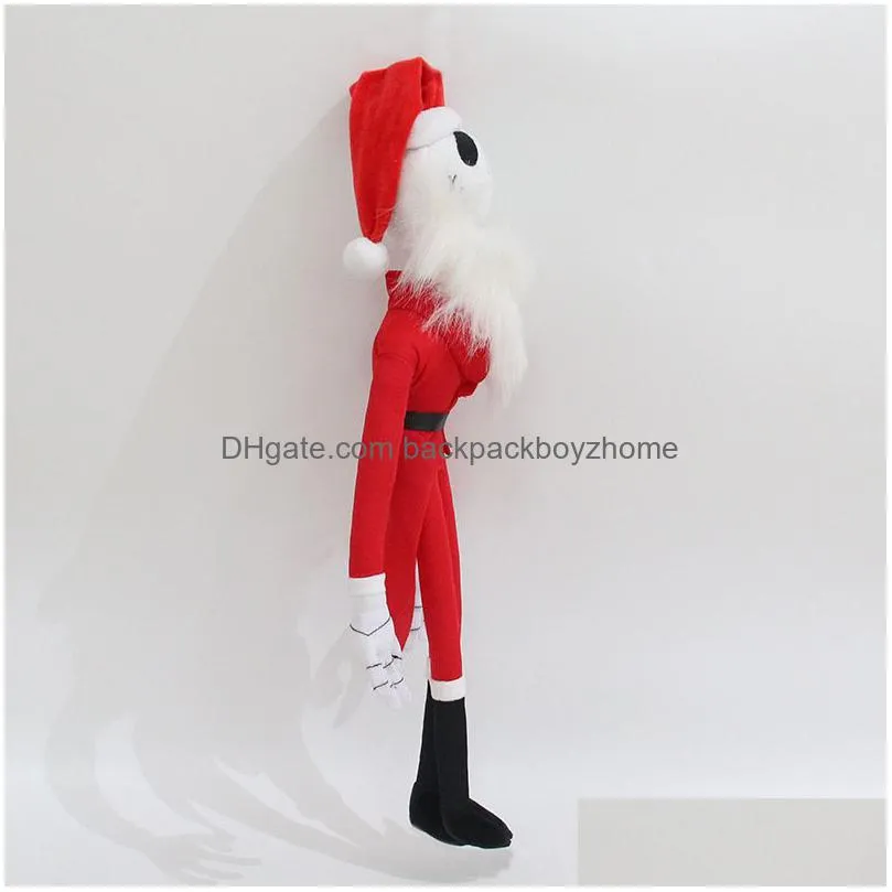 christmas plush toys with santa beard merry xmas eve nightmare doll holiday kids gift