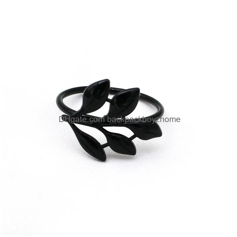 leaf napkin ring holder fall leaves napkin buckle dining table serviette buckles for thanksgiving christmas wedding party