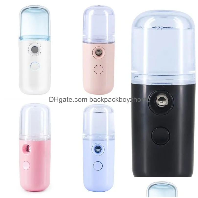 nano facial sprayer summer party favors 30ml visual water tank portable face steamer mini usb nano mister for lash extensions skin