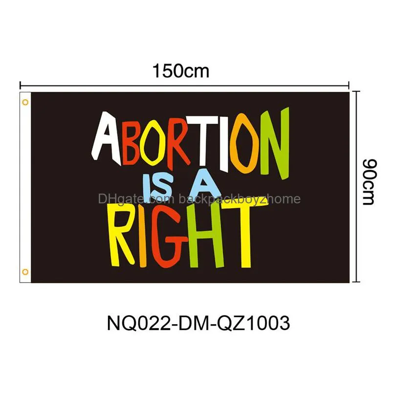 my body my choice flags 90x150cm feminist flag support womens rights banner