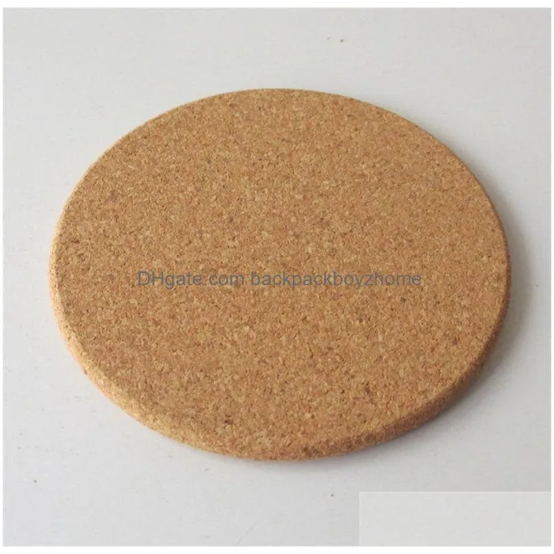 cork coaster mats for drink absorbent heat resistant reusable tea coffee coasters