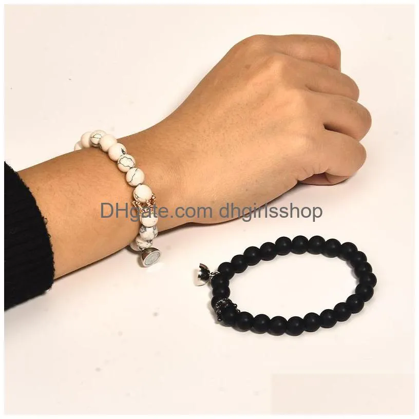 8 styles of new products attractive couple bracelets mens bracelets womens jewelry valentines day accessories zhang
